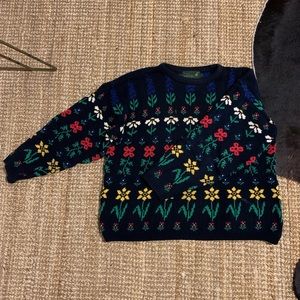Floral Tulchan sweater